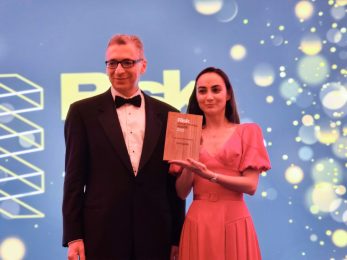 Alexander Sokol and Anastasiya Yachmeniova at the Risk Markets Technology Awards 2025